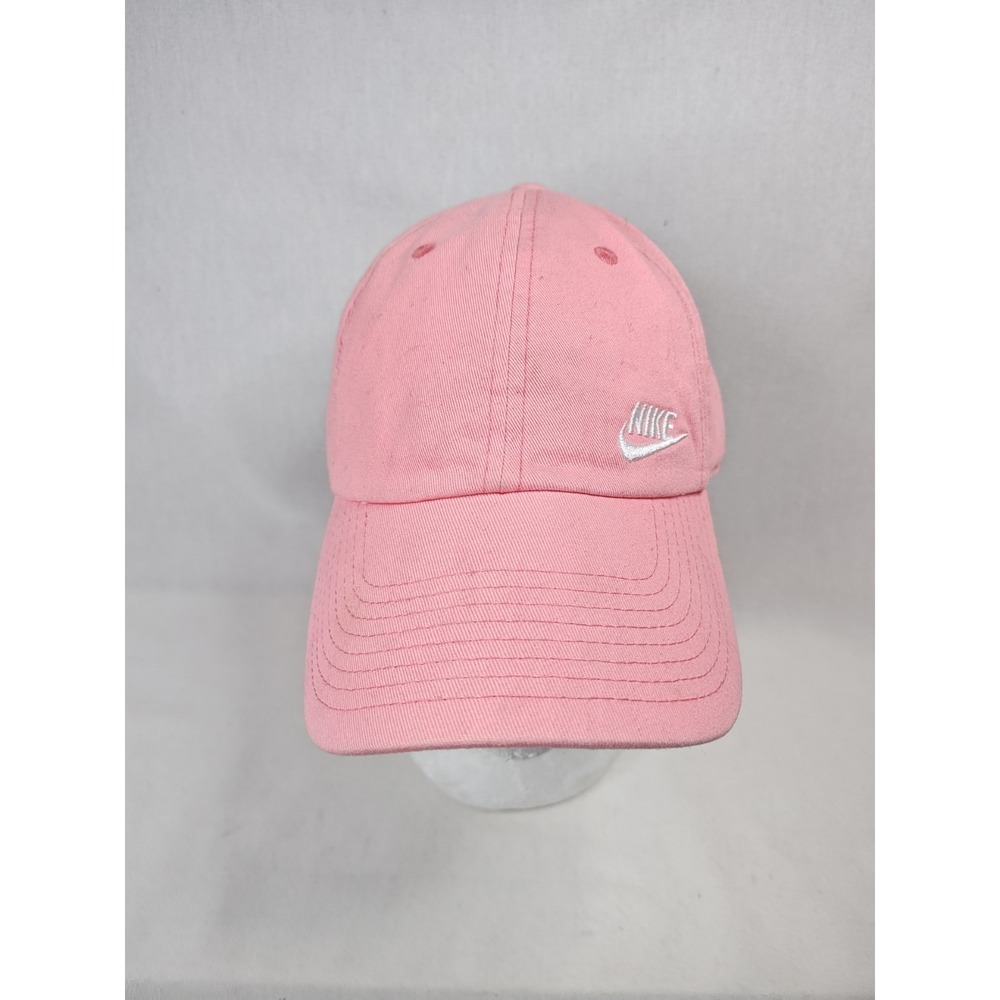 Women's Pink Nike Cotton OSFM Hat Cap Adjustable Heritage86‎ Classic 832597-808